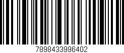 Código de barras (EAN, GTIN, SKU, ISBN): '7898433996402'