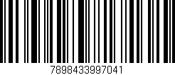 Código de barras (EAN, GTIN, SKU, ISBN): '7898433997041'