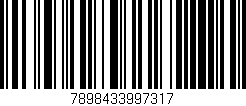 Código de barras (EAN, GTIN, SKU, ISBN): '7898433997317'