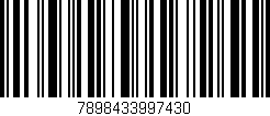 Código de barras (EAN, GTIN, SKU, ISBN): '7898433997430'