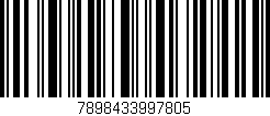 Código de barras (EAN, GTIN, SKU, ISBN): '7898433997805'