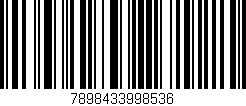 Código de barras (EAN, GTIN, SKU, ISBN): '7898433998536'