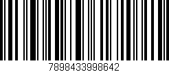 Código de barras (EAN, GTIN, SKU, ISBN): '7898433998642'