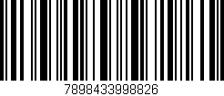 Código de barras (EAN, GTIN, SKU, ISBN): '7898433998826'