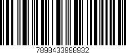 Código de barras (EAN, GTIN, SKU, ISBN): '7898433998932'