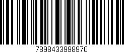 Código de barras (EAN, GTIN, SKU, ISBN): '7898433998970'