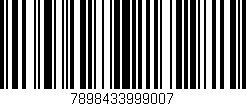 Código de barras (EAN, GTIN, SKU, ISBN): '7898433999007'