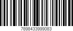 Código de barras (EAN, GTIN, SKU, ISBN): '7898433999083'