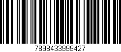 Código de barras (EAN, GTIN, SKU, ISBN): '7898433999427'