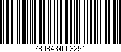 Código de barras (EAN, GTIN, SKU, ISBN): '7898434003291'