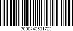 Código de barras (EAN, GTIN, SKU, ISBN): '7898443601723'
