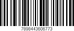 Código de barras (EAN, GTIN, SKU, ISBN): '7898443606773'