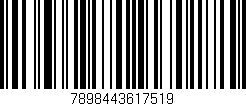 Código de barras (EAN, GTIN, SKU, ISBN): '7898443617519'