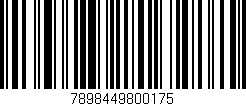 Código de barras (EAN, GTIN, SKU, ISBN): '7898449800175'