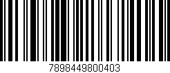 Código de barras (EAN, GTIN, SKU, ISBN): '7898449800403'
