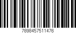 Código de barras (EAN, GTIN, SKU, ISBN): '7898457511476'