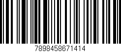 Código de barras (EAN, GTIN, SKU, ISBN): '7898458671414'