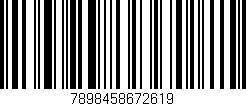 Código de barras (EAN, GTIN, SKU, ISBN): '7898458672619'