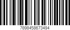 Código de barras (EAN, GTIN, SKU, ISBN): '7898458673494'