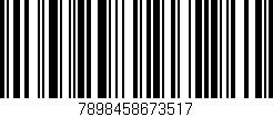 Código de barras (EAN, GTIN, SKU, ISBN): '7898458673517'