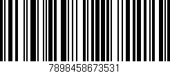 Código de barras (EAN, GTIN, SKU, ISBN): '7898458673531'