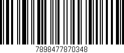 Código de barras (EAN, GTIN, SKU, ISBN): '7898477870348'