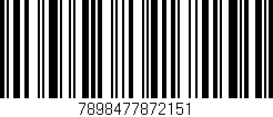 Código de barras (EAN, GTIN, SKU, ISBN): '7898477872151'