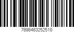 Código de barras (EAN, GTIN, SKU, ISBN): '7898483252510'