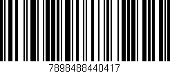 Código de barras (EAN, GTIN, SKU, ISBN): '7898488440417'