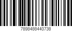 Código de barras (EAN, GTIN, SKU, ISBN): '7898488440738'