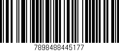 Código de barras (EAN, GTIN, SKU, ISBN): '7898488445177'