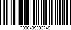Código de barras (EAN, GTIN, SKU, ISBN): '7898489883749'