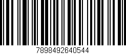 Código de barras (EAN, GTIN, SKU, ISBN): '7898492640544'