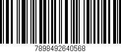 Código de barras (EAN, GTIN, SKU, ISBN): '7898492640568'