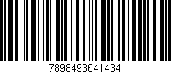 Código de barras (EAN, GTIN, SKU, ISBN): '7898493641434'