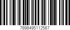 Código de barras (EAN, GTIN, SKU, ISBN): '7898495112567'