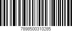 Código de barras (EAN, GTIN, SKU, ISBN): '7898500310285'
