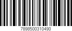 Código de barras (EAN, GTIN, SKU, ISBN): '7898500310490'