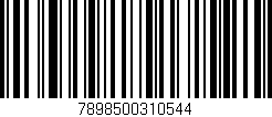 Código de barras (EAN, GTIN, SKU, ISBN): '7898500310544'