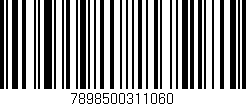 Código de barras (EAN, GTIN, SKU, ISBN): '7898500311060'
