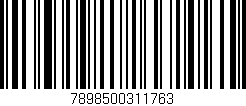 Código de barras (EAN, GTIN, SKU, ISBN): '7898500311763'