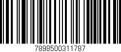 Código de barras (EAN, GTIN, SKU, ISBN): '7898500311787'