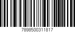 Código de barras (EAN, GTIN, SKU, ISBN): '7898500311817'