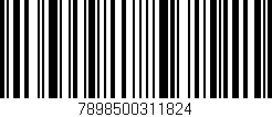 Código de barras (EAN, GTIN, SKU, ISBN): '7898500311824'