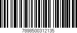 Código de barras (EAN, GTIN, SKU, ISBN): '7898500312135'