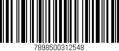 Código de barras (EAN, GTIN, SKU, ISBN): '7898500312548'