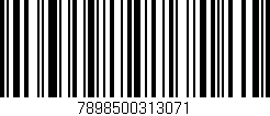 Código de barras (EAN, GTIN, SKU, ISBN): '7898500313071'