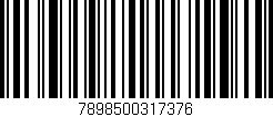 Código de barras (EAN, GTIN, SKU, ISBN): '7898500317376'