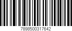 Código de barras (EAN, GTIN, SKU, ISBN): '7898500317642'