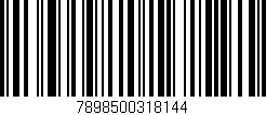 Código de barras (EAN, GTIN, SKU, ISBN): '7898500318144'